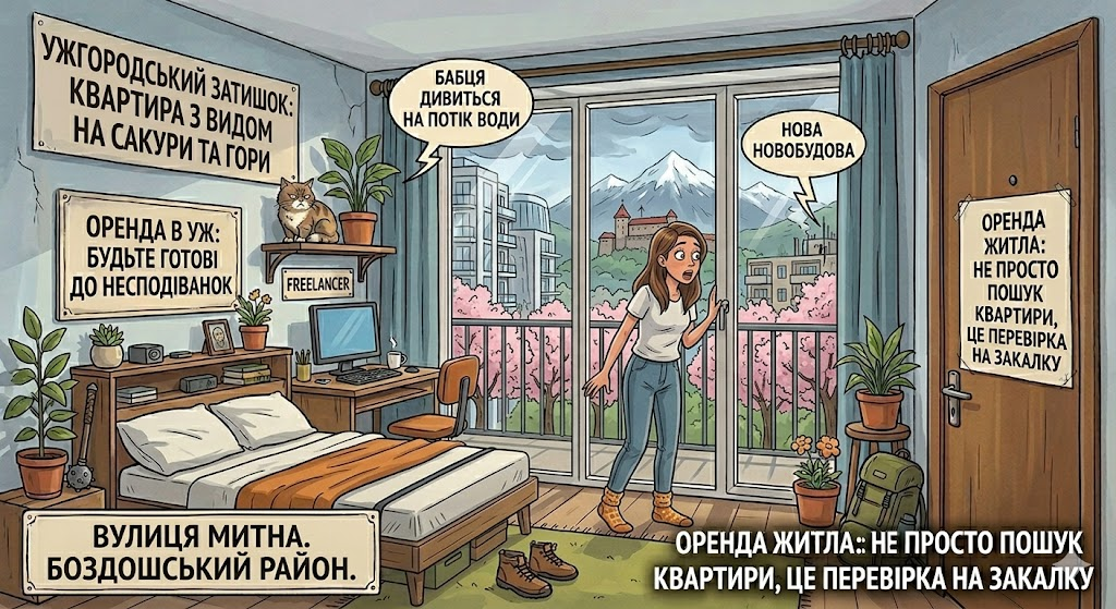 Оренда квартир в Ужгороді: Сакури, замок та європейський затишок на кордоні
