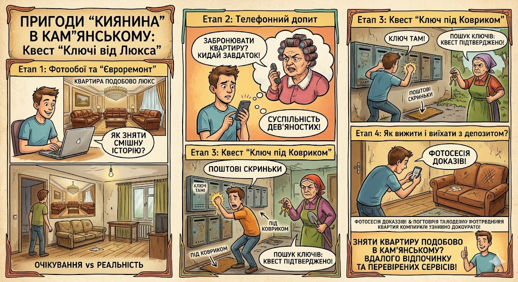Приключения «Киевлянина» в Каменском: Квест «Ключи от Люкса»