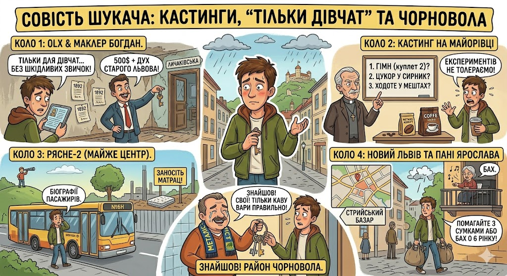 У Львові пошук житла — це дипломатичний процес рівня засідання ООН