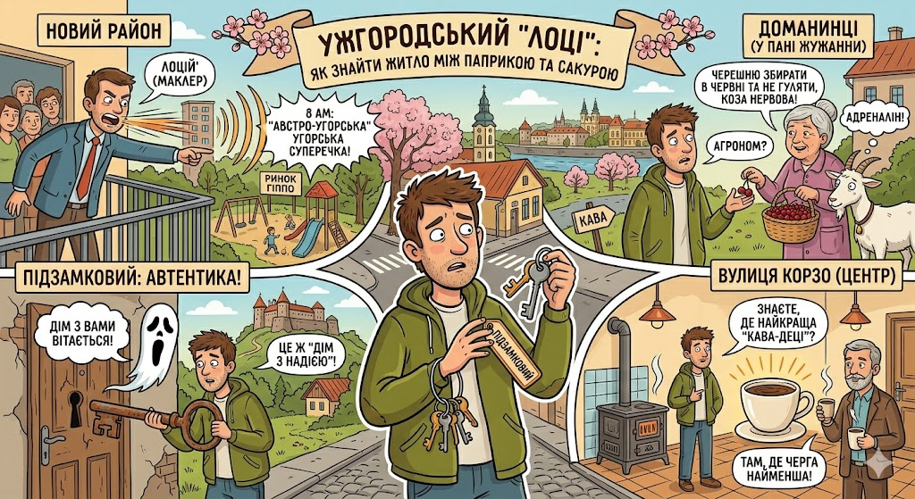 Ужгородський “Лоці”: Як знайти житло між паприкою та сакурою